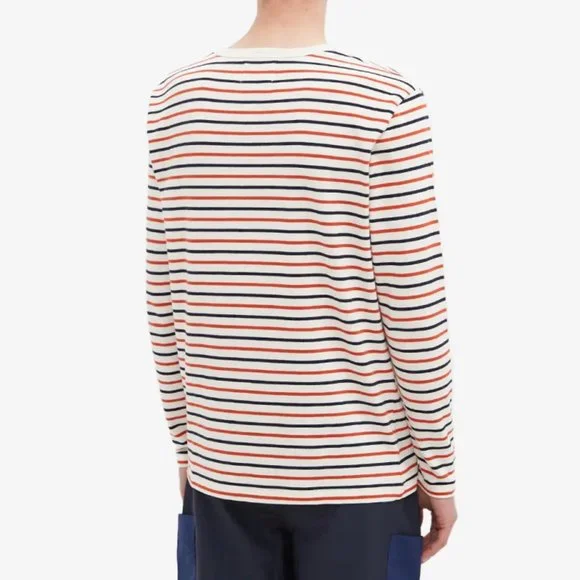 Striped Crewneck Shirt by Wood Wood - Picture 5 of 6